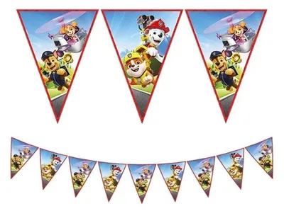 Zdjęcie produktu dla Banner Paw Patrol Rescue Heroes flagi 230cm
