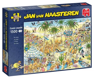 Produktbild von Jan van Haasteren - Die Oase - 1500 Teile Puzzle