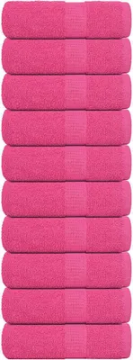 Produktbild von "2026 MODERNE"Waschtücher FROGN 10er set - modernes Design - Rosa 30x30cm 360 g/m² DE930331 - Handtücher
