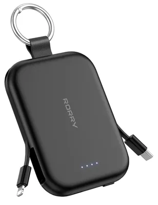 Obrázek produktu pro Powerbank RORRY CharmGo, 5000 mAh, s integrovaným USB-C kabelem