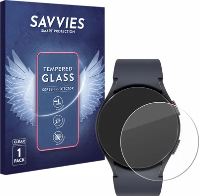 Produktbild von Savvies Schutzglas für Samsung Galaxy Watch 6 / 5 (44 mm) Displayschutz 9H Glas klar transparent