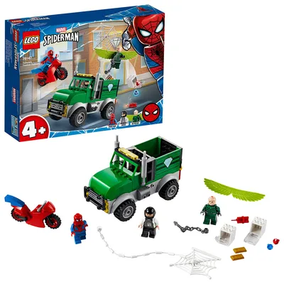 Zdjęcie produktu dla LEGO Marvel Super Heroes Marvel Spider-Man Trucker Robbery Set, Zestaw do budowania, 4 lat(a), 93 szt., 300 g