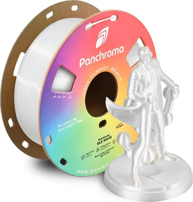 Obrázok produktu pre Panchroma™ PLA Silk, farba:Silk White, veľkosť vlákna:1,75 mm, hmotnosť:1 kg