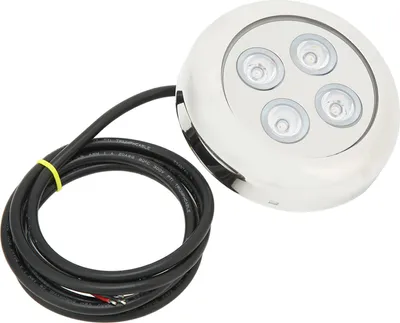 Zdjęcie produktu dla Podwodne oświetlenie morskie, kąt 60°, IP68, wodoodporne, woda morska, wewnętrzne oświetlenie kopułkowe, oświetlenie basenu, RGBW, 15,8 W