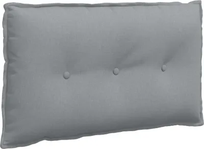 Produktbild von vidaXL Rückenkissen Hellgrau 80 x 19 x 50 cm Stoff