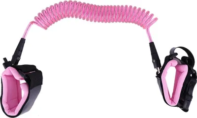 Produktbild von 2,5 m Baby Kids Anti Lost Arms Leine mit Sicherheit Key Lock Child Kleinkindgurt Armband (Pink)