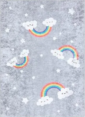 Obrázek produktu pro 80x150 cm Dětský kusový koberec Junior 52063.801 Rainbow grey