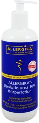 Produktbild von ALLERGIKA Lipolotio urea 10% Körperlotion, 500 ml Lotion