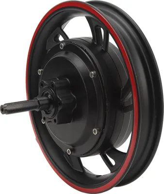 Produktbild von 12-Zoll-Hochgeschwindigkeits-Bürstenloser Nabenmotor 48 V 72 V 500 bis 1500 W DC-Scheibenbremse für Elektro-Motorrad-Fahrrad-Roller
