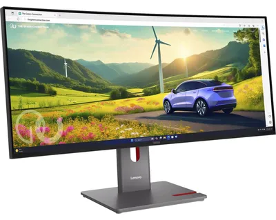 Produktbild von ThinkVision P34WD-40 (86.4 cm (34 Zoll), schwarz, WQHD, IPS, Curved, KVM, USB-Hub, USB-C, HDMI, DP, 120Hz Panel)