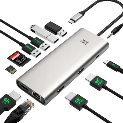 Zdjęcie produktu dla Stacja dokująca do laptopa - USB-C - HDMI - Czarna