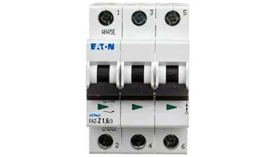 Obrázek produktu pro Jistič 3P Z 1.6A 15kA AC FAZ Z1.6/3 278920
