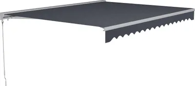 Produktbild von Elektrische Markise mit Halbkassette - 3 x 2,5 m - Anthrazit - COFANA