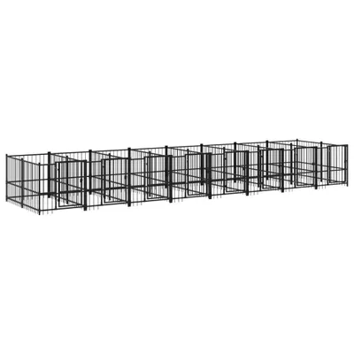 Productafbeelding van Hondenkennel voor buiten 15,02 m² staal
