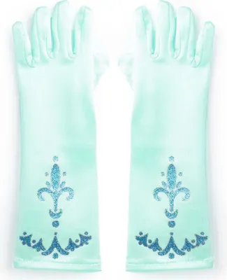 Produktbild von Prinzessin Elsa Handschuhe für Mädchen-Kostüm Karneval Verkleidung Party Handschuhe Hellblau
