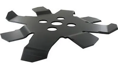 Produktbild von Spezialmulch-Messerklinge mit 8 Zähnen für Freischneider – Schnittbreite 250 mm, Bohrung: 25,4 mm, Dicke: 3 mm