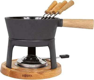 Produktbild von Fondue-Set mit Fondue-Gabeln, Schokolade oder Käse