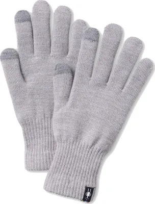 Produktbild von Smartwool Liner Glove light gray heather M