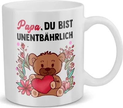 Produktbild von 22Feels Papa Geschenk Vatertag Vater Tasse Geburtstag Kaffeetasse Männer Weihnachten Herrentag Geschenkidee