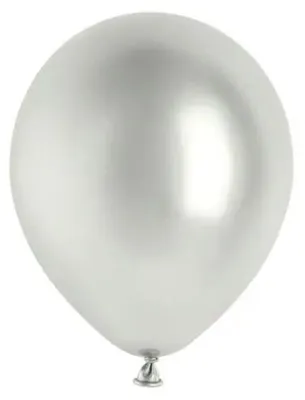 Produktbild von PartyDeco GS12-018-10, Spielzeugballon, Silber, 30 cm, 10 Stück(e)
