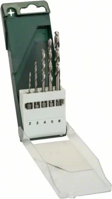Produktbild von Bosch Metallbohrer Set HSS-G HEX 2,0-6,0  (5 Stück) 2609255127
