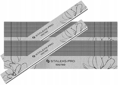 Produktbild von Staleks Expert 20 Gerader Mineral-Nagelfeile 100/180 Körnung 50 Stück