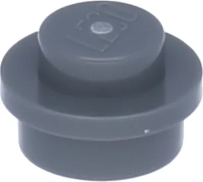 Produktbild von LEGO® 1x1 Rundplatten Platten Dunkelgrau - 4073 NEU! Menge 1000x
