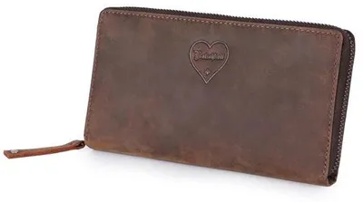 Produktbild von Hodalump Classic Geldbörse Gretl Braun, Echtes Leder, 1089-R