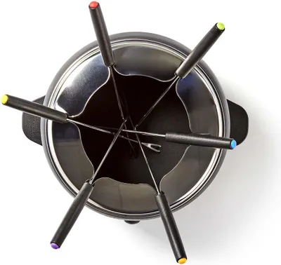 Produktbild von Nedis FCFO110EBK6 Fondue-Set, 6 Personen, 2,3 l