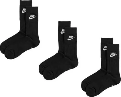 Produktbild von Nike Everyday Cushion Crew Sokken Senior Zwart - DX5025-010