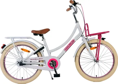 Produktbild von Volare Excellent Kinderfahrrad - Mädchen - 20 Zoll - Weiß - 3 Gänge