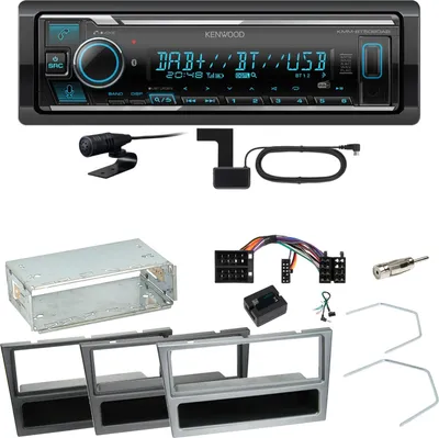 Produktbild von Kenwood KMM-BT508DAB Bluetooth Einbauset für Opel Vectra C Signum Corsa Combo