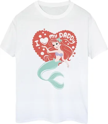 Produktbild von Disney - "The Little Mermaid Daddy" T-Shirt für Damen BI30984 (M) (Weiß)
