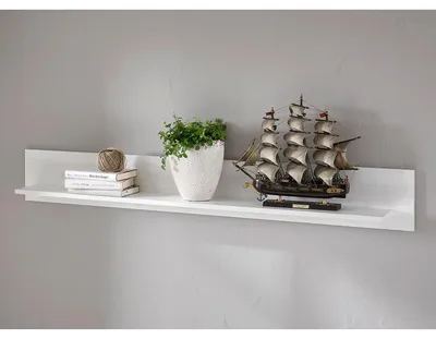 Produktbild von home24 Wandboard - Pinie Weiß Nachbildung