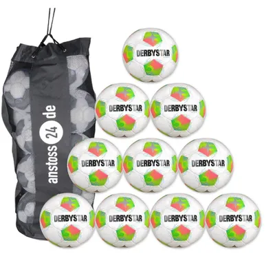 Produktbild von Ballset DERBYSTAR Jugendball - APUS LIGHT 350 inkl. Ballsack 10 Bälle 5