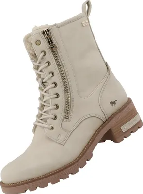 Image de Mustang Damen TEX Stiefelette gefüttert Beige