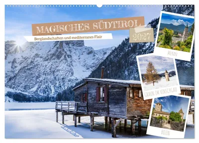 Produktbild von MAGISCHES SÜDTIROL (Wandkalender 2027 DIN A2 quer), CALVENDO Monatskalender