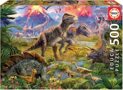 Zdjęcie produktu dla Educa Dinosaur Gathering, 500 szt., Animals, 10 lat(a)