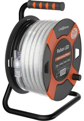 Image de Enrouleur LED - LINK2HOME - 25 m - 1000 Lm - 10 W