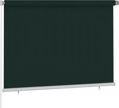 Zdjęcie produktu dla Roleta zewnętrzna vidaXL 200 x 140 cm, ciemnozielona, HDPE
