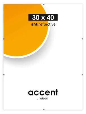 Produktbild von accent by nielsen rahmenloser Bilderrahmen Clipframe, 30x40 cm, Antireflexglas