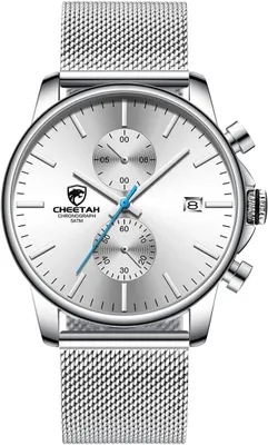 Obrázek produktu pro Pánské hodinky módní štíhlé minimalistické quartzové analogové hodinky z nerezové oceli vodotěsné chronografy