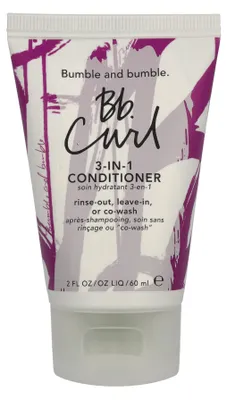 Zdjęcie produktu dla Bumble And Bumble Curl 3-in-1 Conditioner for Moisturized Curls, Kobiety, Profesjonalna odżywka do włosów, Do wszystkich włosów, Wszystkie kolory, Nawilżający, 60 ml