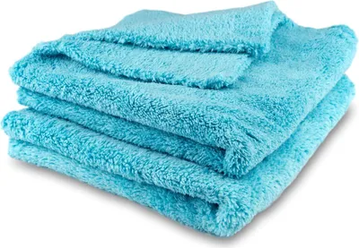 Produktbild von ELEXACLEAN Poliertücher, Staubtücher, Mikrofasertücher randlos, kratzfrei (2 Stück, 40x40 cm) Premium Flausch-Tuch für Auto, Lack, Innenraum, Haushalt