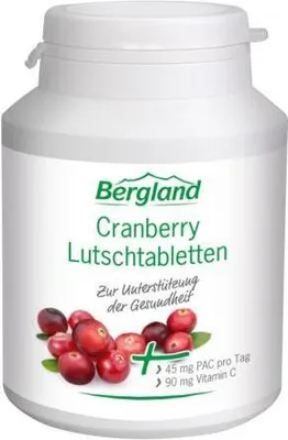 Produktbild von Bergland Cranberry Lutschtabletten, 75 St. Tabletten