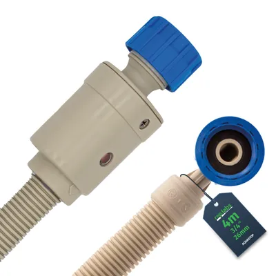 Aquastop-Wasserschlauch 4 m für Waschmaschine & Spüler
