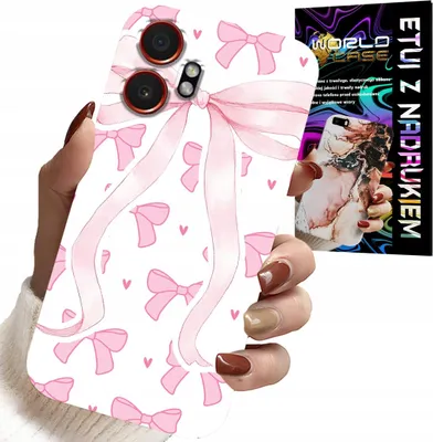 Zdjęcie produktu dla Etui Do Samsung Xcover 7 Pro - Różowe Wstazki Wstązka Modne Wzory Case