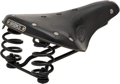 Obrázek produktu pro Brooks Flyer S Černé dámské kožené sedlo Sedlo jízdního kola
