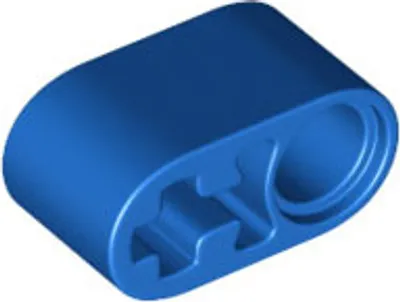 Produktbild von LEGO Technic: 50 Hebelarme 1x2, Pin- und Achsloch, Blau