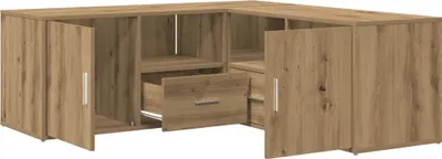 Obrázok produktu pre vidaXL Rohová polica Artisan dub 200x40x45 cm materiál na báze dreva